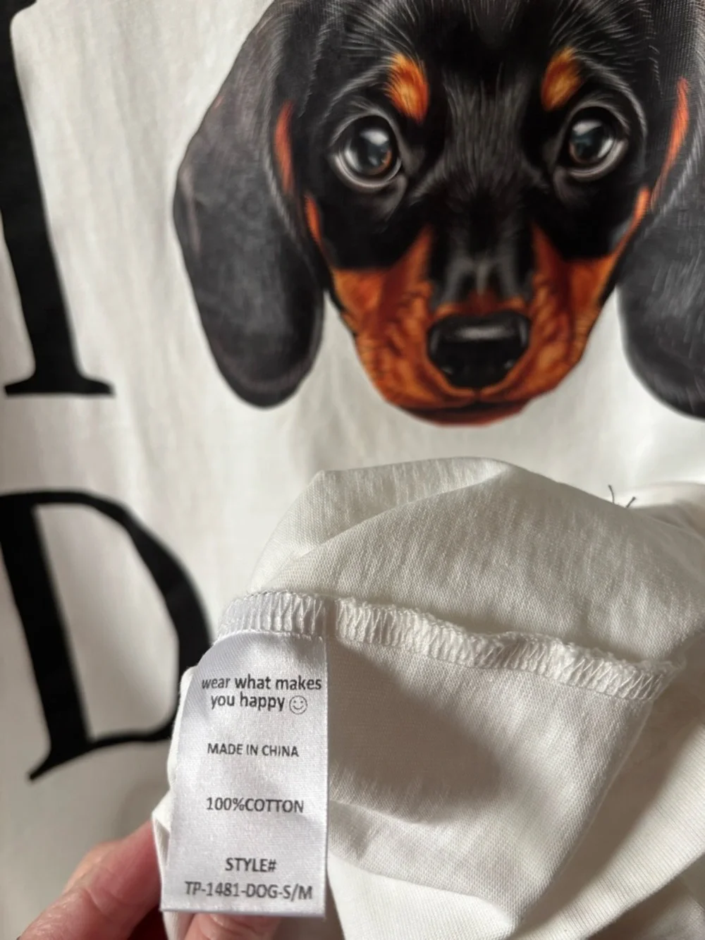Dressed in LALA 'I 🐶 Dogs' Tee - Picture 4 of 5